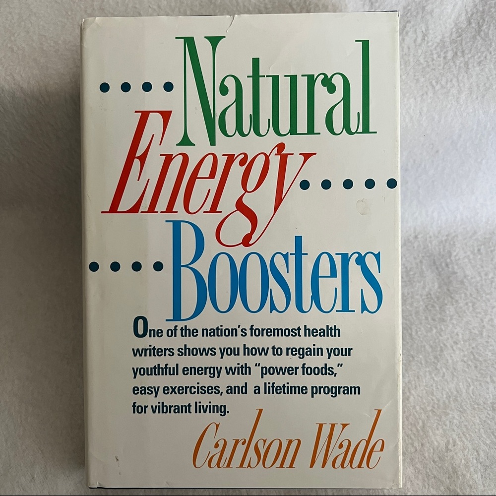 Natural Energy Boosters Hard Cover Book